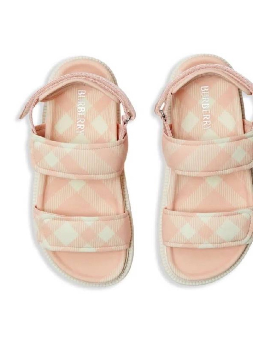 Burberry Pink Plaid Quilted Kids  euro 35 uSandals